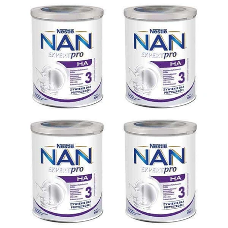 Набор Nestle NAN Expertpro HA 3, модифицированное молоко для детей старше 1 года, 4 х 800 г: цены и характеристики