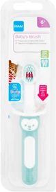 Зубная щетка MAM Baby Brush бирюзовая, 6м+