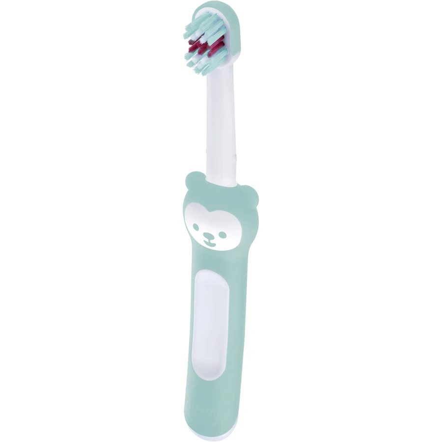 Зубная щетка MAM Baby Brush бирюзовая, 6м+: цены и характеристики
