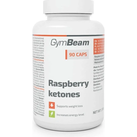 Gymbeam малиновые кетоны 90cps 90 капсул: цены и характеристики