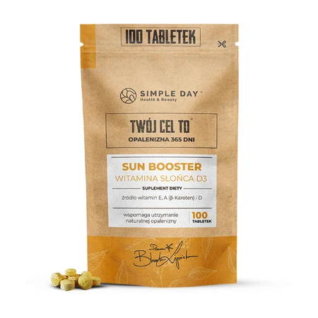 Simple Day Sun Booster, витамины Е, А и D, 100 таблеток: цены и характеристики