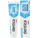 Dentica, зубная паста, мятный вкус, Ultra White, 100 мл ЗАГРЯЗНЕННАЯ УПАКОВКА