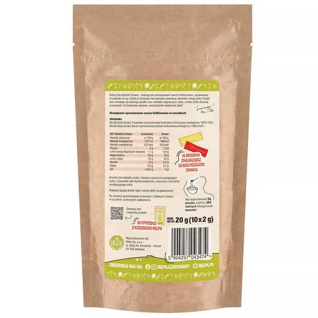 Ролики со вкусом Helpa Bio, клубника и банан, 20 г: цены и характеристики