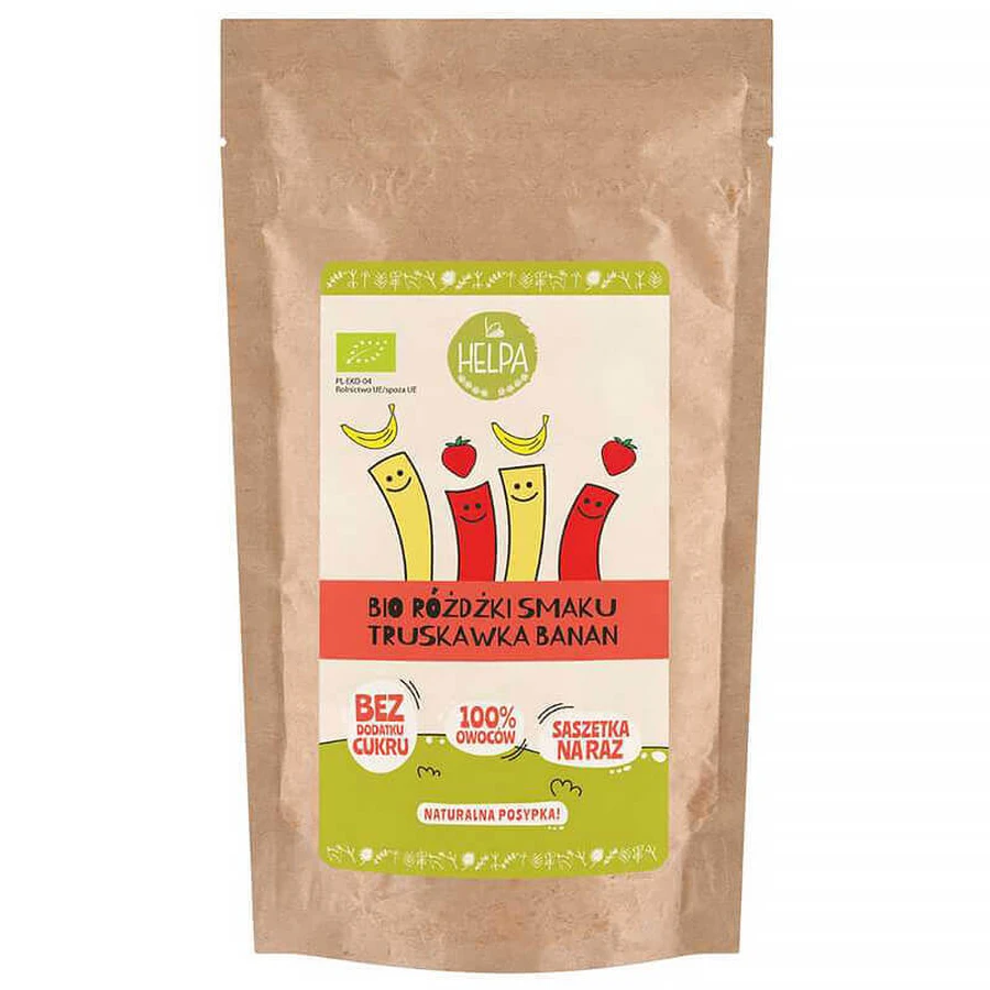 Ролики со вкусом Helpa Bio, клубника и банан, 20 г: цены и характеристики
