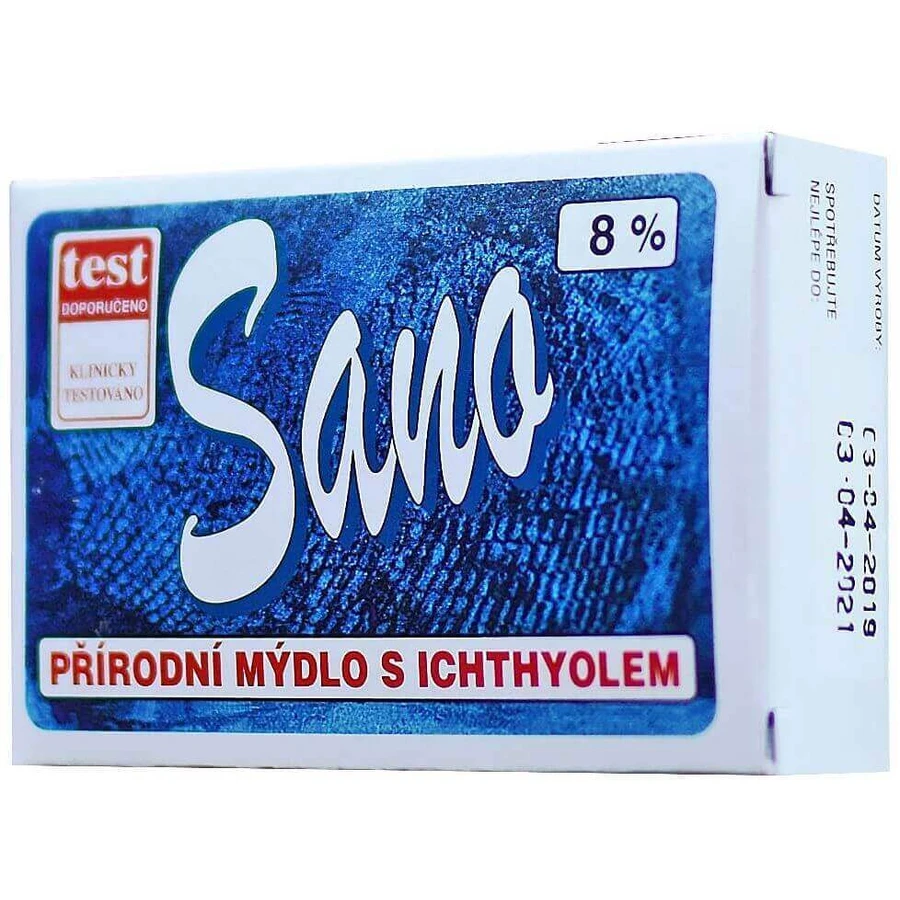 Мыло Sano с ихтамолом 8% 100 г: цены и характеристики