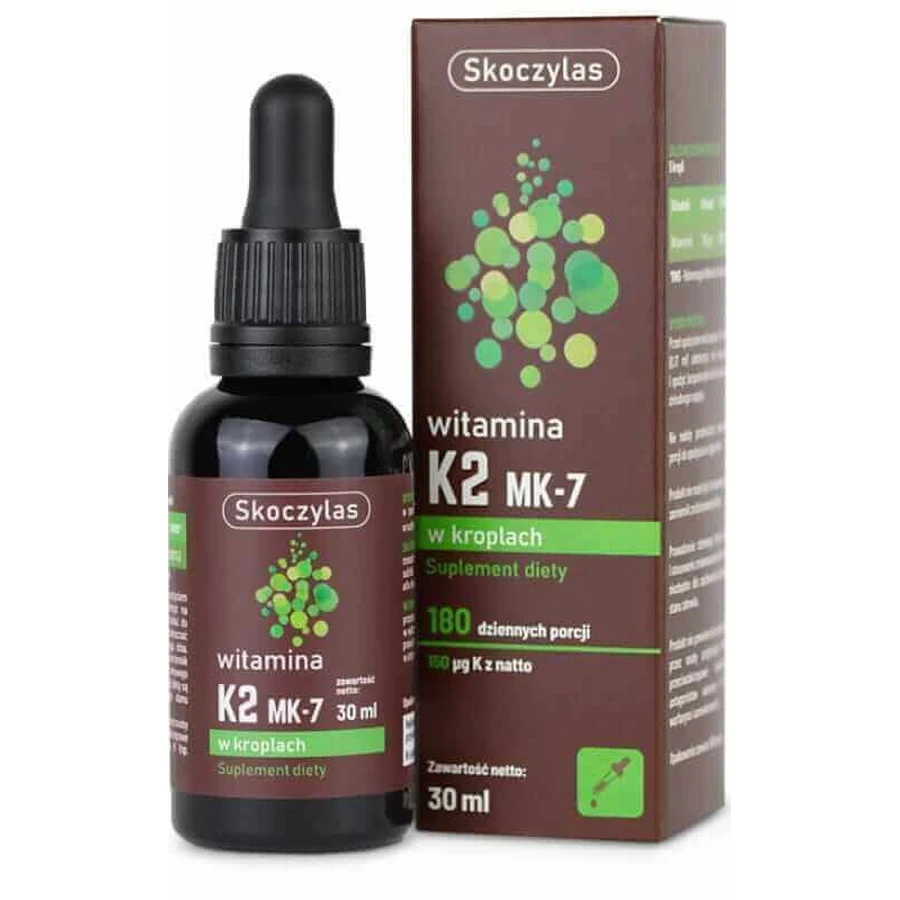 Skoczylas Вітамін K2 MK-7 краплі 30 мл: ціни та характеристики
