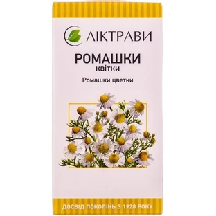 Ромашки квітки квітки 30 г пачка, з внутр. пакетом