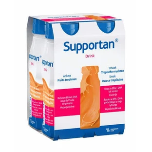 Специальное медицинское питание Fresenius Kabi Fresubin Supportan Drink вкус тропических фруктов, 4 x 200 мл