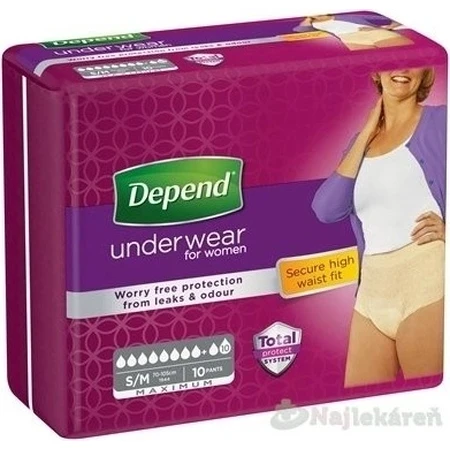 Труси чоловічі DEPEND MAXIMUM S/M 1×10 шт, стрейч, обхват стегон 95-130 см: ціни та характеристики