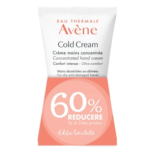Концентрований крем для рук Cold Cream, 50 мл + 50 мл, Avene