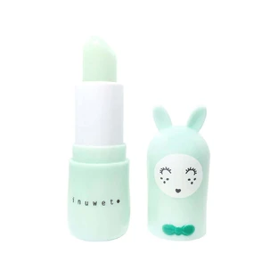 Бальзам для губ детский, аква, с ароматом яблока, Bunny Fruity, Inuwet, 3,5 гр
