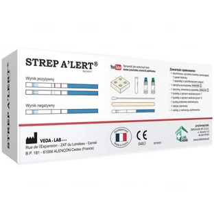 Strep A Lert Тест на стрептококк StrepA (тонзиллит, скарлатина), 1 штука