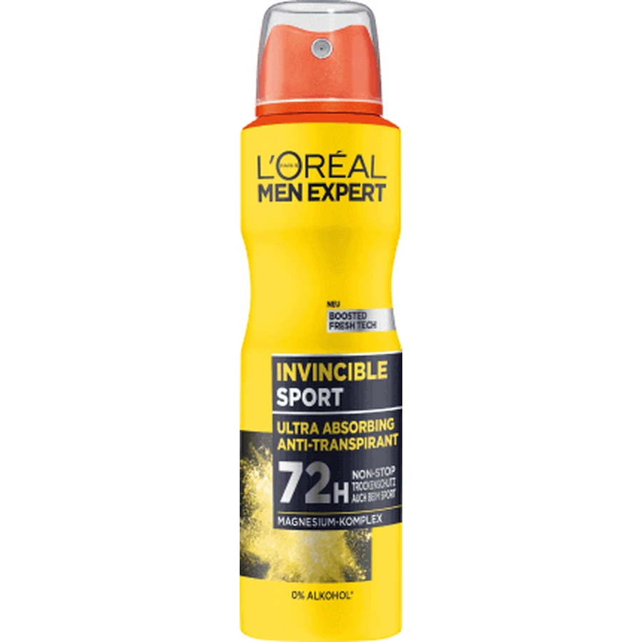 Loreal Men Expert Дезодорант-спрей INVINSIBLE SPORT, 150 мл: ціни та характеристики