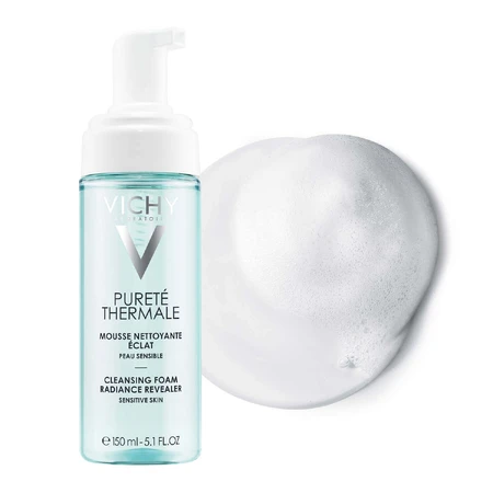 Vichy Purete Thermale Очищуюча пінка для відновлення блиску, 150 мл: ціни та характеристики