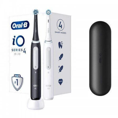 Электрическая зубная щетка Oral-B iO Series 4 Duo Black&White: цены и характеристики