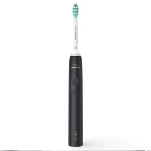 Philips Sonicare 3100 Series, звукова зубна щітка, HX3671/14, чорна, 1 шт.