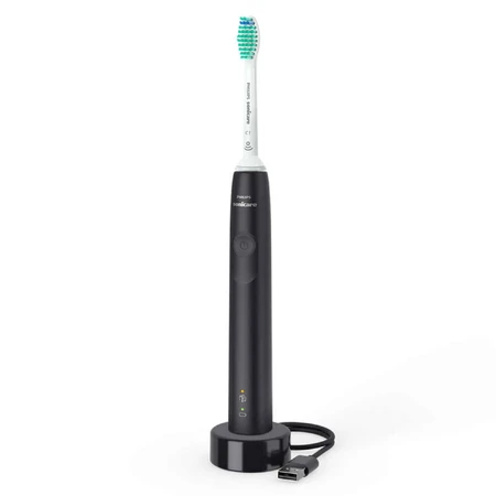 Philips Sonicare 3100 Series, звукова зубна щітка, HX3671/14, чорна, 1 шт.: ціни та характеристики