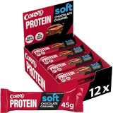 Протеїновий шоколадно-карамельний батончик Corny Protein SOFT 45 г