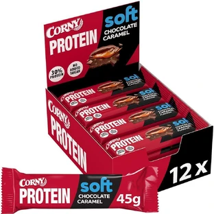 Протеїновий шоколадно-карамельний батончик Corny Protein SOFT 45 г
