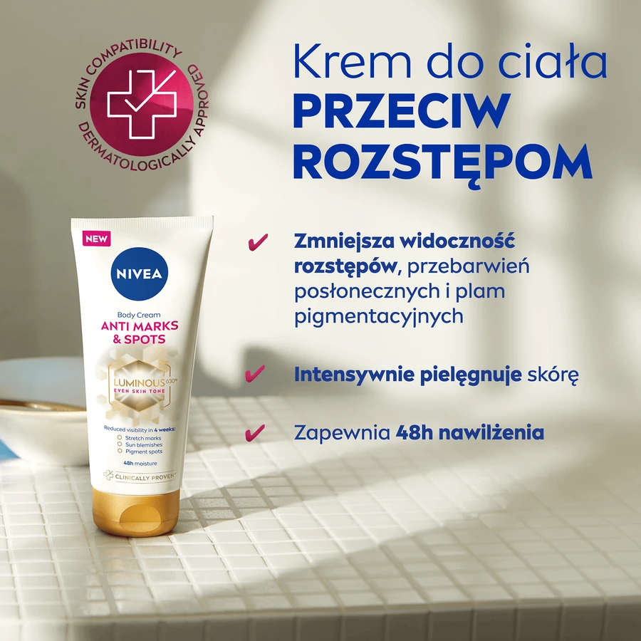 Крем для тіла Nivea Luminous630 проти розтяжок 200 мл: ціни та характеристики