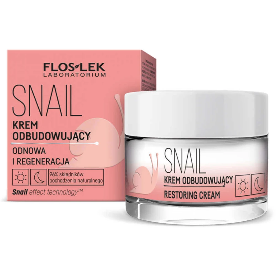 Floslek Laboratorium Snail, восстанавливающий крем, 50 мл: цены и характеристики