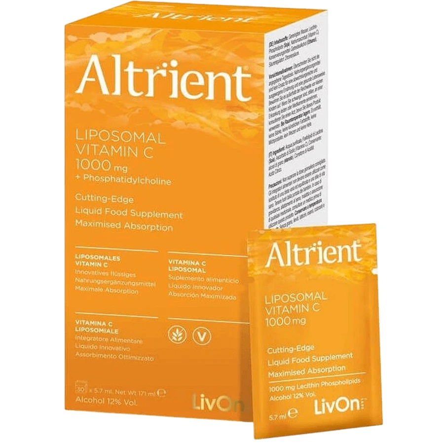 Альтриент С 1000 мг LivOn Altrient C 1000 мг Liposomal Vitamin C, 30 саше: цены и характеристики