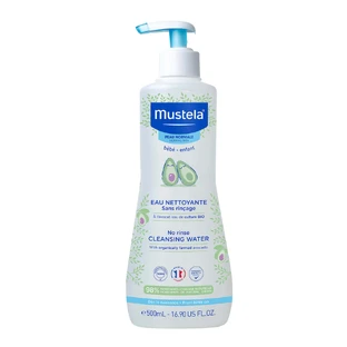 Mustela Bebe, Очищувальна вода без піни, 500 мл