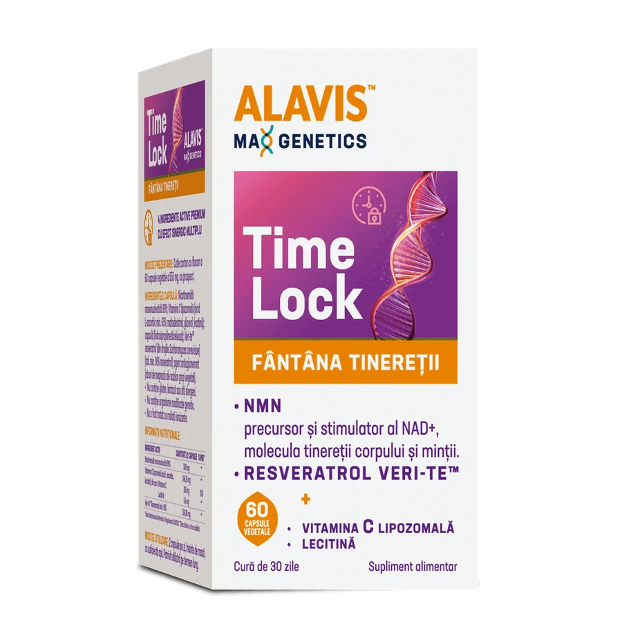 Max Genetics NMN TimeLock Alavis Maxima, 60 вегетарианских капсул: цены и характеристики