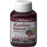 MedPharma ФОЛІЄВА КИСЛОТА 400 мкг 1×107 тбл, ФОЛІЄВА КИСЛОТА