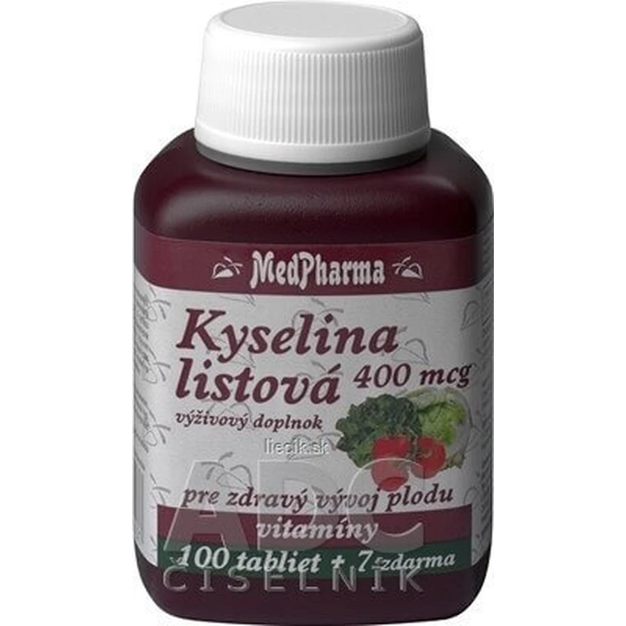 MedPharma ФОЛІЄВА КИСЛОТА 400 мкг 1×107 тбл, ФОЛІЄВА КИСЛОТА: ціни та характеристики