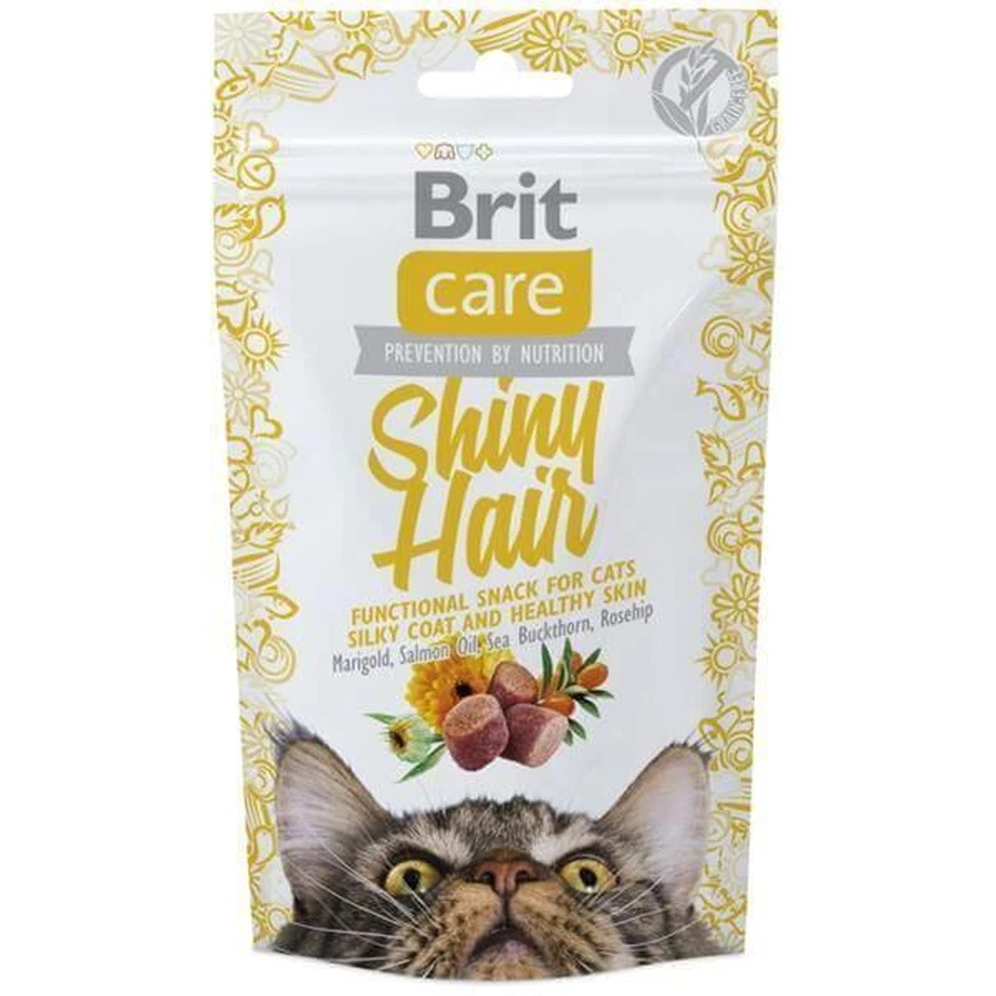 Brit Care лакомство для кошек блестящая шерсть 50 г: цены и характеристики
