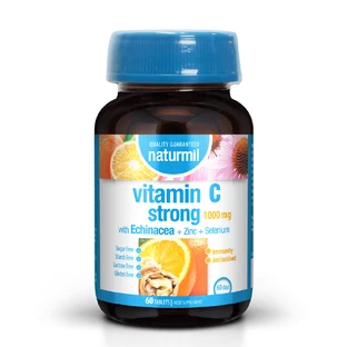 Витамин C Strong Naturmil, 1000 мг, 60 таблеток, Dietmed
