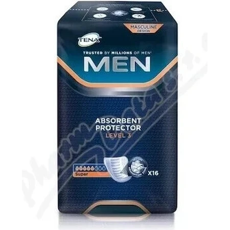 TENA Men Level 3 1×16 шт, прокладки від нетримання сечі для чоловіків: ціни та характеристики
