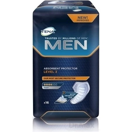 TENA Men Level 3 1×16 шт, прокладки від нетримання сечі для чоловіків: ціни та характеристики