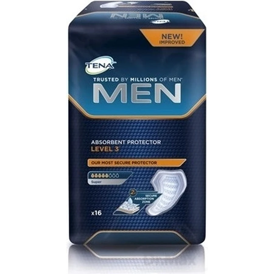 TENA Men Level 3 1×16 шт, прокладки від нетримання сечі для чоловіків: ціни та характеристики