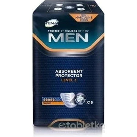 TENA Men Level 3 1×16 шт, прокладки від нетримання сечі для чоловіків: ціни та характеристики