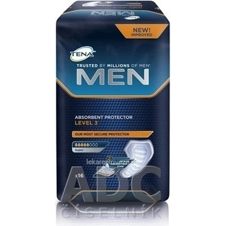 TENA Men Level 3 1×16 шт, прокладки від нетримання сечі для чоловіків: ціни та характеристики