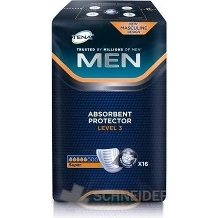 TENA Men Level 3 1×16 шт, прокладки від нетримання сечі для чоловіків: ціни та характеристики
