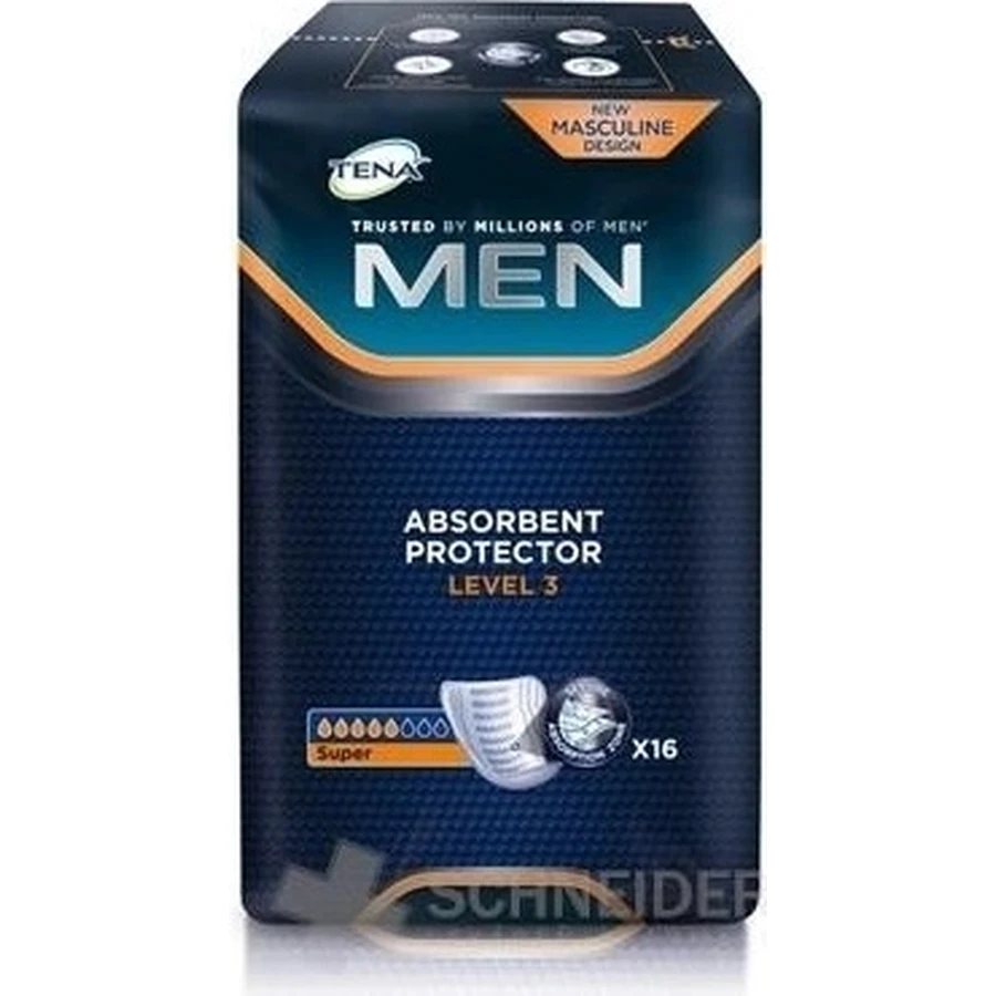 TENA Men Level 3 1×16 шт, прокладки від нетримання сечі для чоловіків: ціни та характеристики