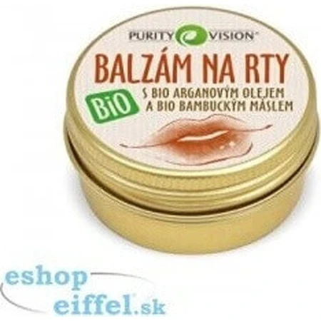 Бальзам для губ Purity Vision Bio Argan 12 мл 1×1 шт: цены и характеристики