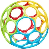 М'яч Bright Starts Oball 10340, різнокольоровий