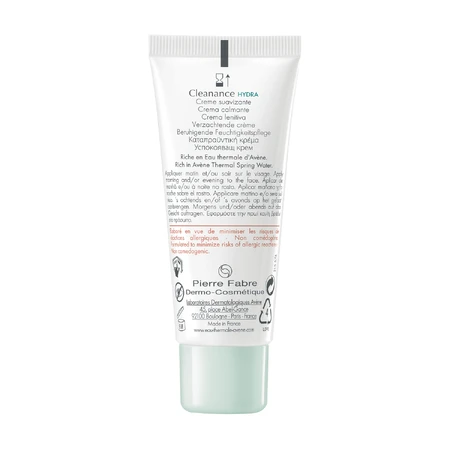 Крем для лица Avene Eau Thermale Cleanance Hydra Agave Cream, успокаивающий, 40 мл: цены и характеристики