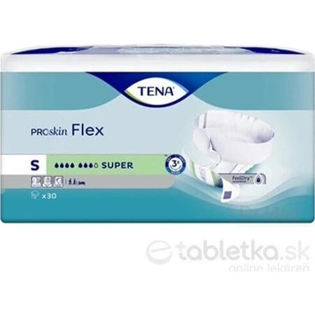 TENA Flex Super S 1×30 шт, трусы от недержания с быстросъемным поясом: цены и характеристики