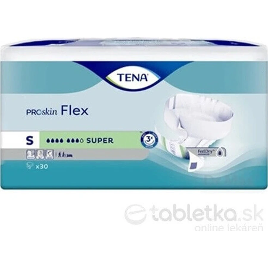 TENA Flex Super S 1×30 шт, трусы от недержания с быстросъемным поясом: цены и характеристики