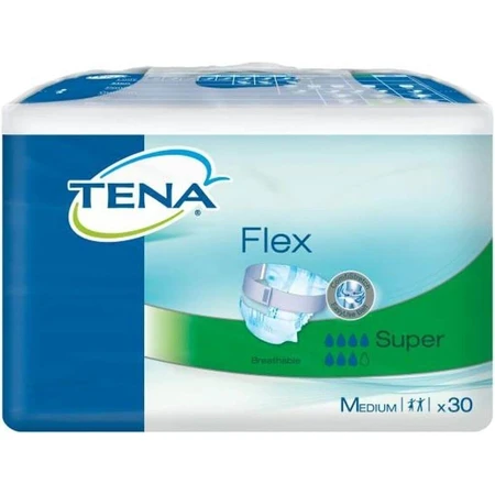 TENA Flex Super S 1×30 шт, трусы от недержания с быстросъемным поясом: цены и характеристики