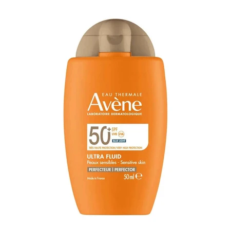 Avene Ultra Fluid Perfector, сонцезахисний крем для обличчя, для світлої шкіри, SPF 50+, 50 мл: ціни та характеристики