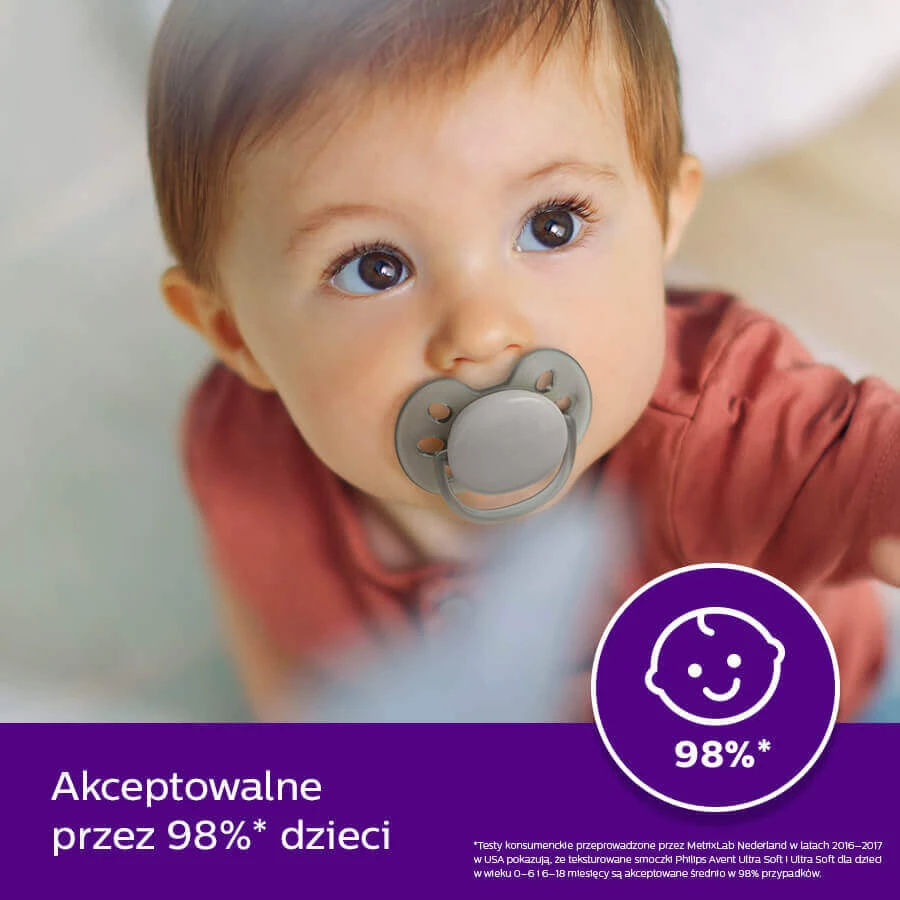 Avent Ultra Soft, пустушка, силіконова, симетрична, для хлопчиків, SCF091/17, 6-18 місяців, 2 штуки ПОЛАМАНА УПАКОВКА: ціни та характеристики