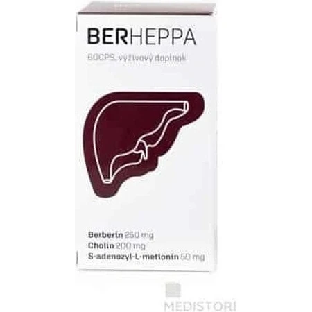 Берхеппа 1×60 капс, пищевая добавка: цены и характеристики