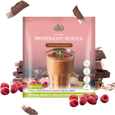 Протеїновий коктейль Express Diet шоколадно-малиновий 60 г: ціни та характеристики