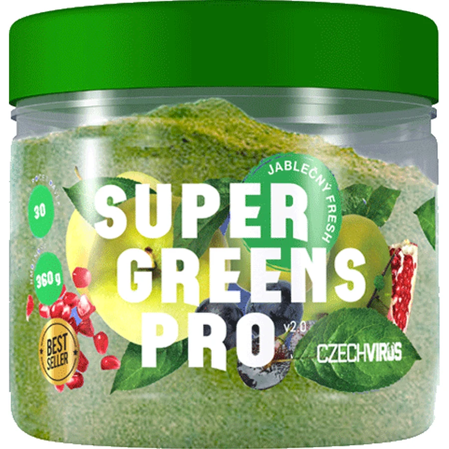 Чешский вирус Super Greens Pro V2.0 Лесные фрукты 330 г: цены и характеристики